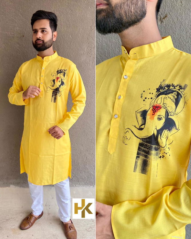 Ganpati Special 1 Festive Wear Kurta With Pajama Catalog
